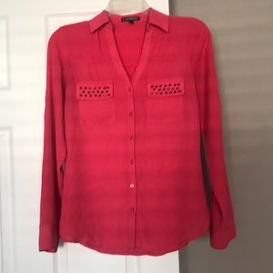 Pink portofino button down